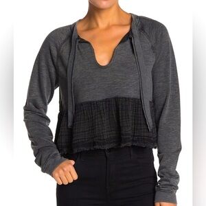 Free People Sweet Jane Pullover in Black